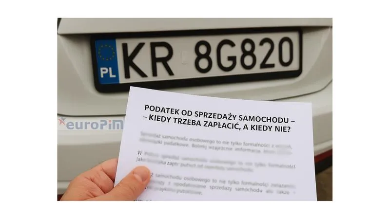Kiedy należy zapłacić podatek od sprzedaży auta? Wszystko, co musisz wiedzieć