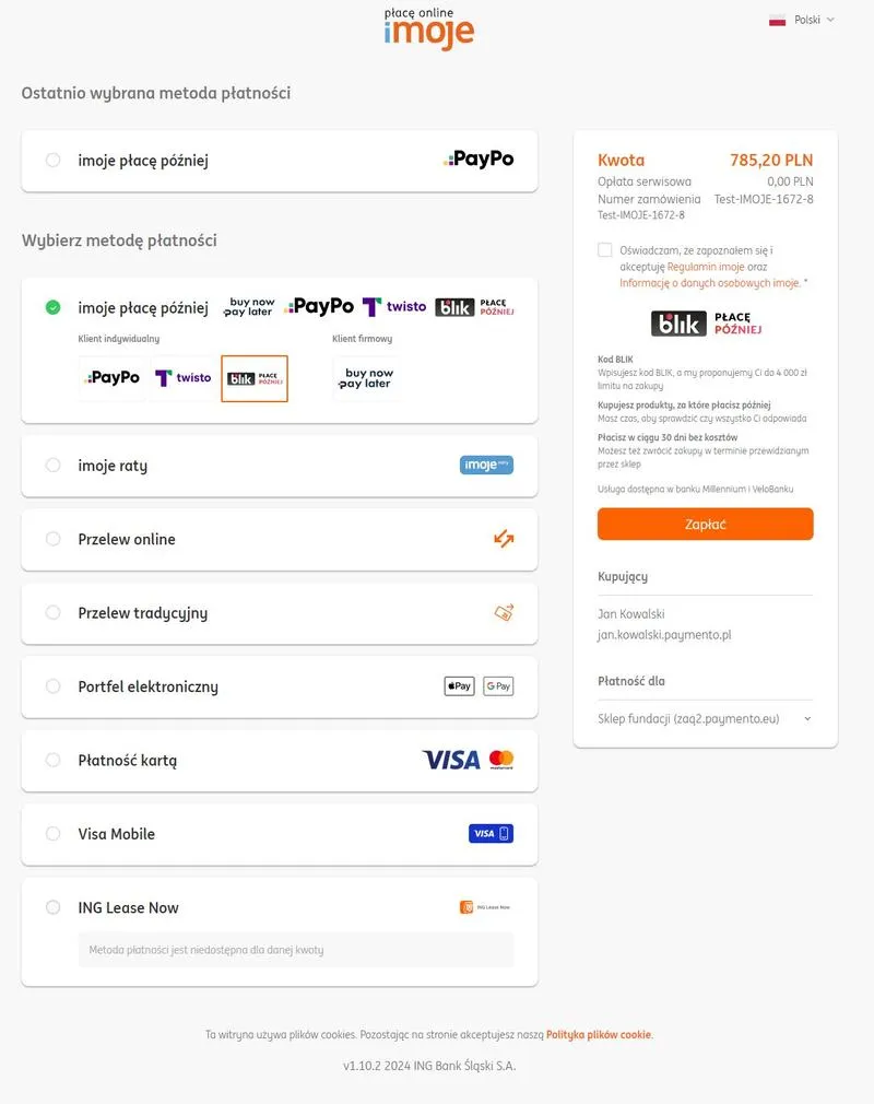 Bezpieczeństwo transakcji BLIK