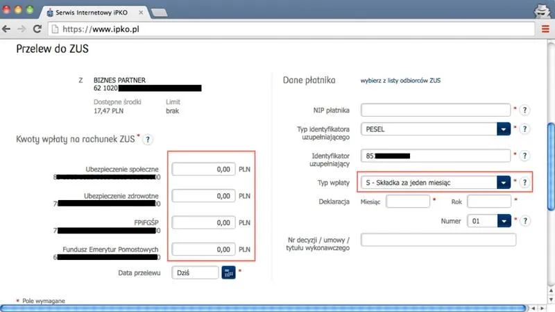 Czas realizacji przelewów