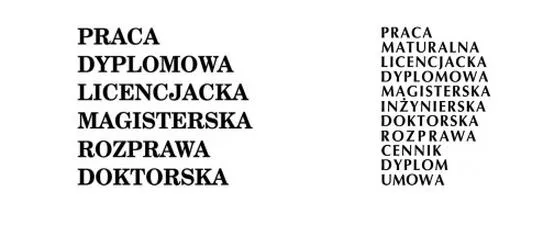 Czcionka do pracy inżynierskiej