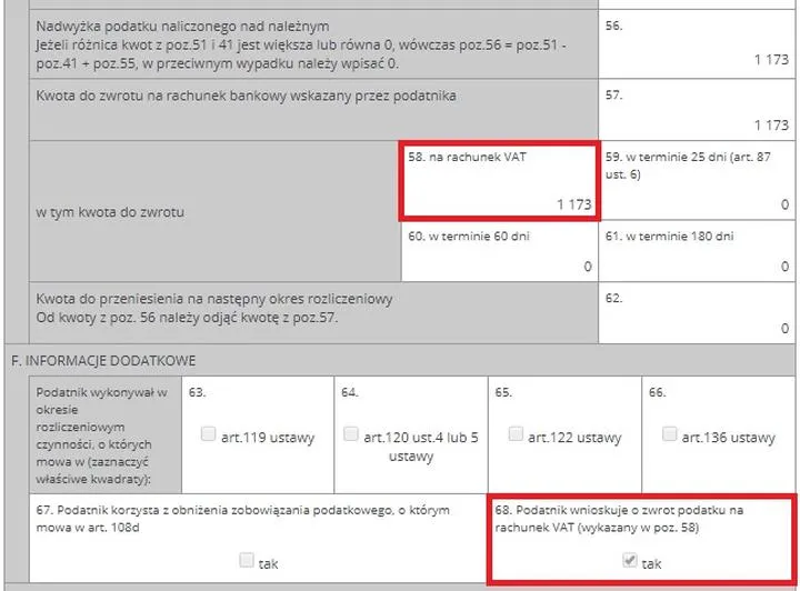 Dokumenty do odzyskania podatku