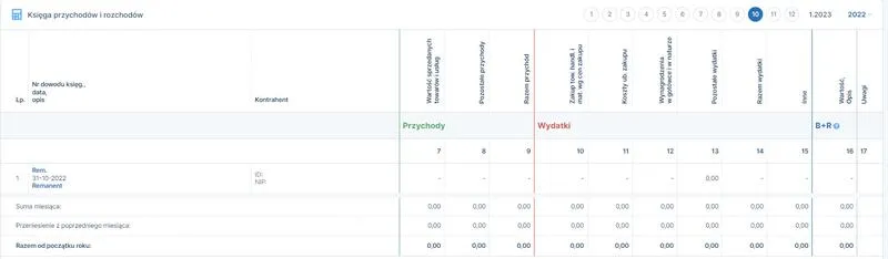 Ewidencjonowanie przychodów
