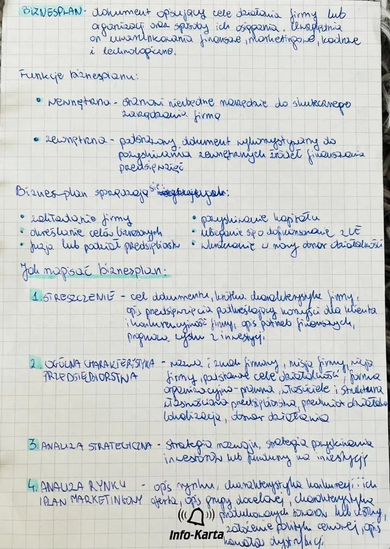 Jak napisać biznesplan