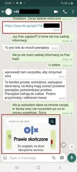 Pieniądze z OLX
