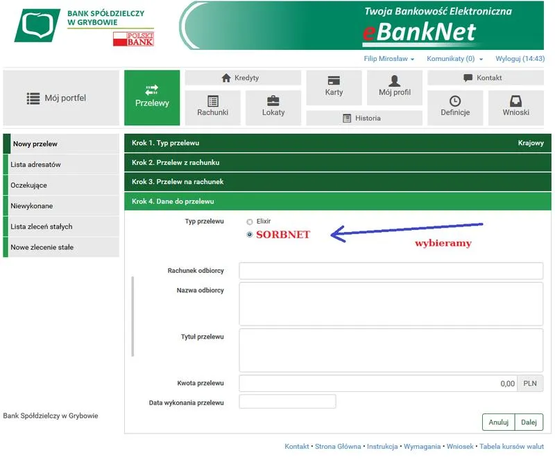 Porównanie opcji przelewów