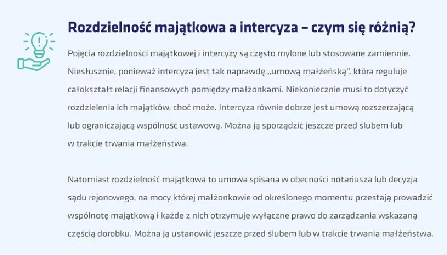 Rozdzielność majątkowa
