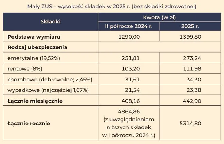 Składki na ubezpieczenia społeczne