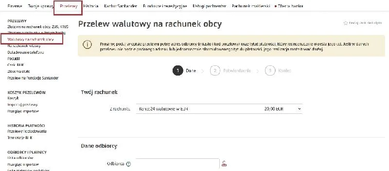 Szybkość realizacji przelewów międzynarodowych