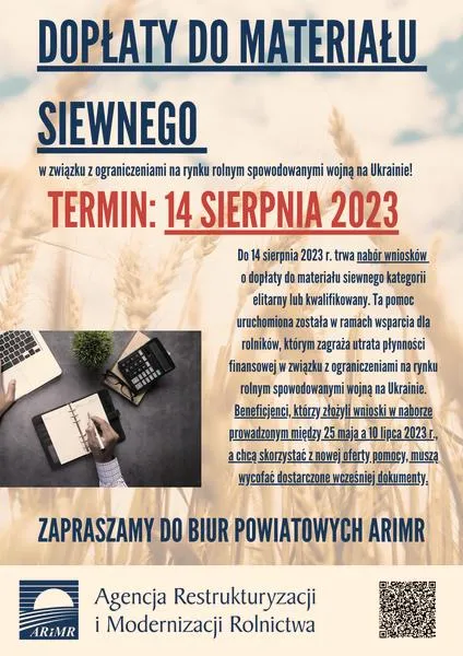 Wsparcie finansowe dla rolników