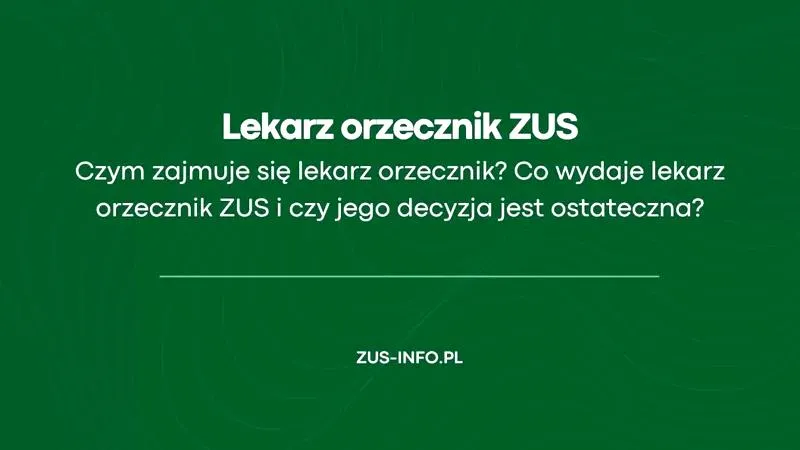 Wymagania dla orzeczników ZUS