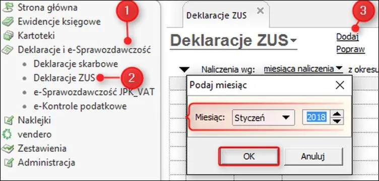 Wypełnianie przelewu ZUS