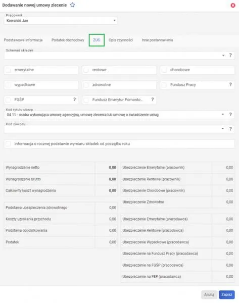 Wypowiedzenie umowy zlecenia
