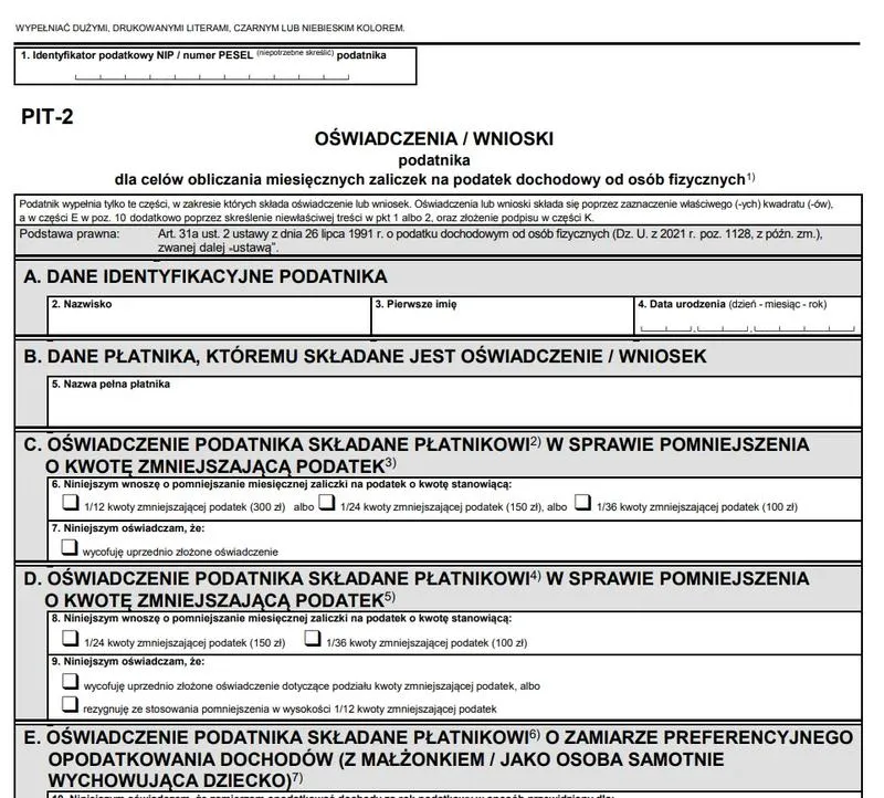 Zaliczka na podatek dochodowy