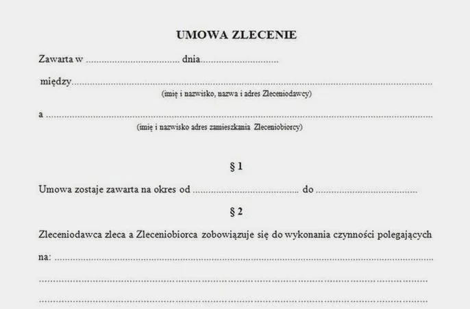 Zarobki umowa zlecenie